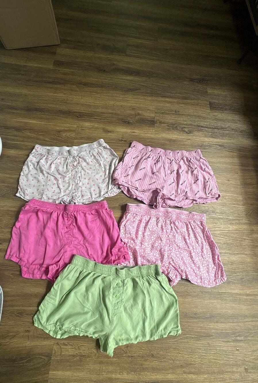Victoria's Secret PINK Lounge Sleep Boxer Shorts Bundle - Size Small